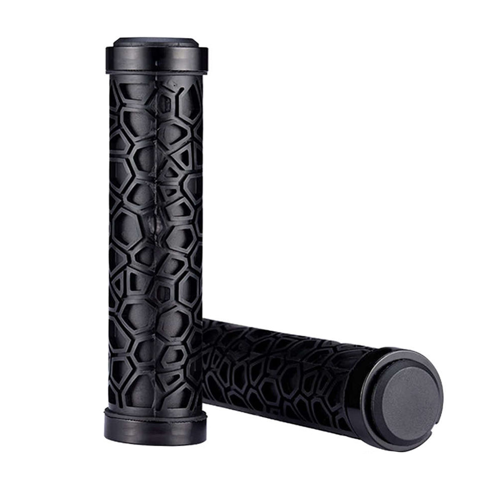 Rockbros 2017-14ABK dviračio rankenos - juodos spalvos -- Bicycle Handlebar Grips