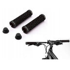 Rockbros 2017-14ABK dviračio rankenos - juodos spalvos -- Bicycle Handlebar Grips