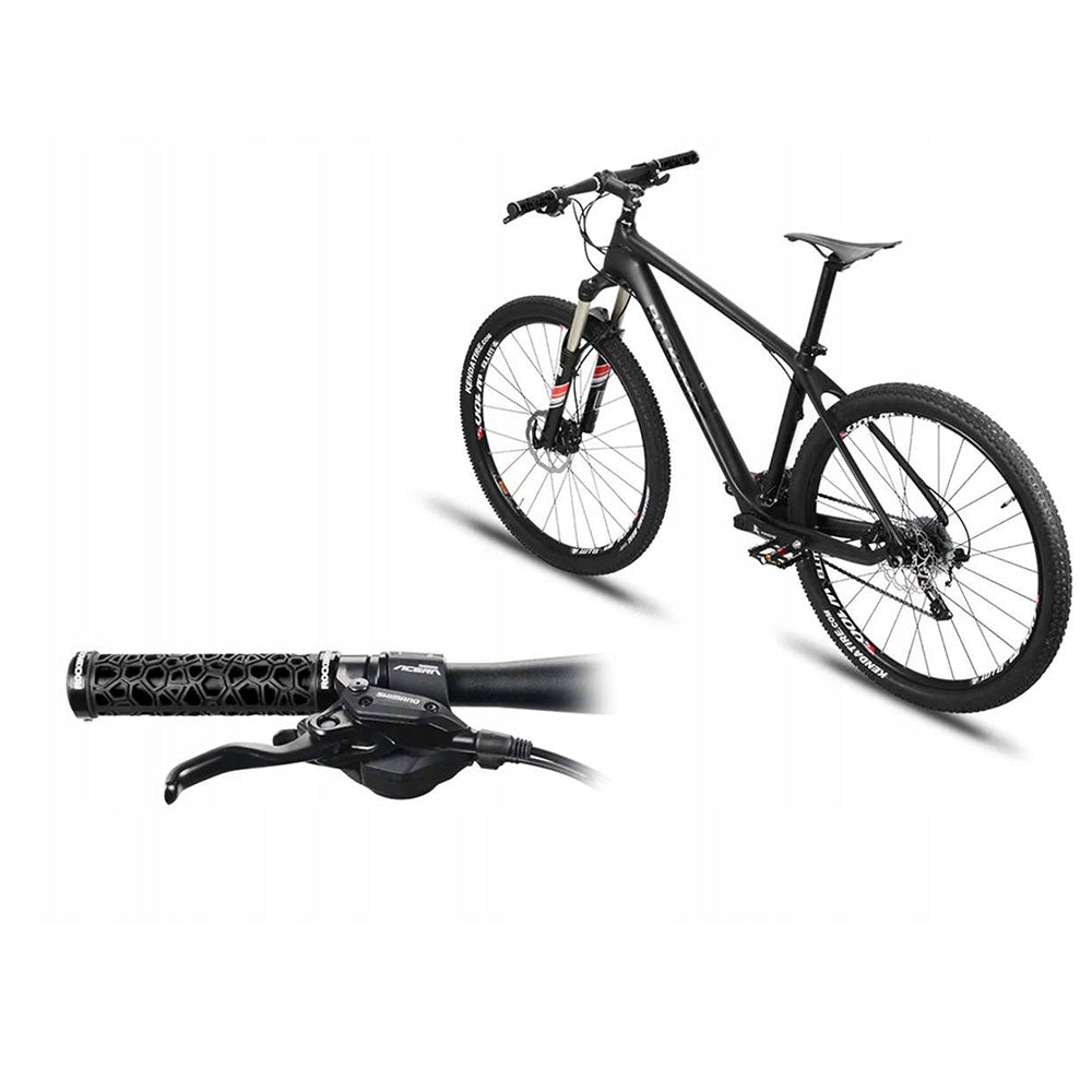 Rockbros 2017-14ABK dviračio rankenos - juodos spalvos -- Bicycle Handlebar Grips