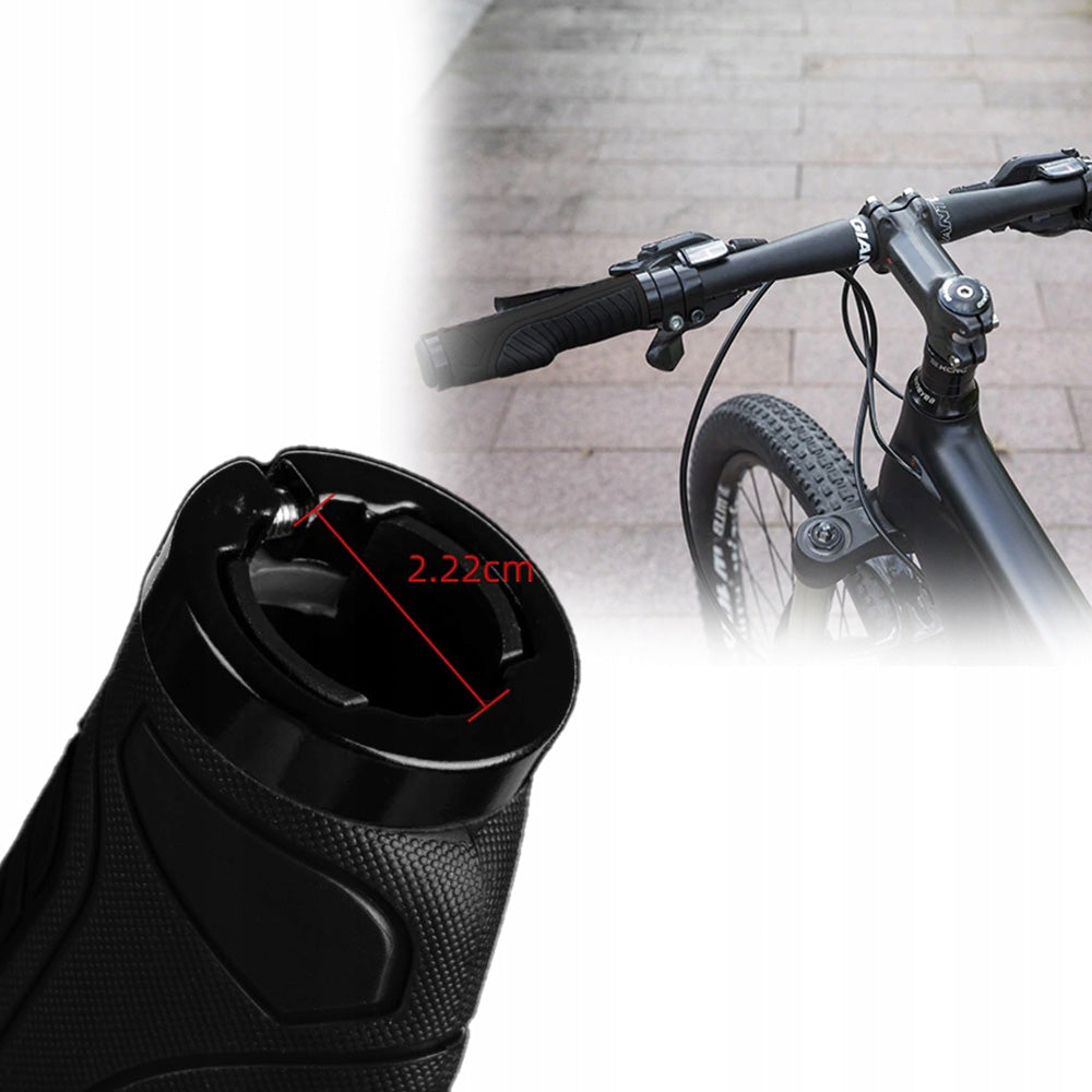 Rockbros BT1802BK dviračio rankenos - juodos spalvos -- Bicycle Handlebar Grips