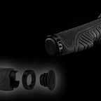 Rockbros BT1802BK dviračio rankenos - juodos spalvos -- Bicycle Handlebar Grips