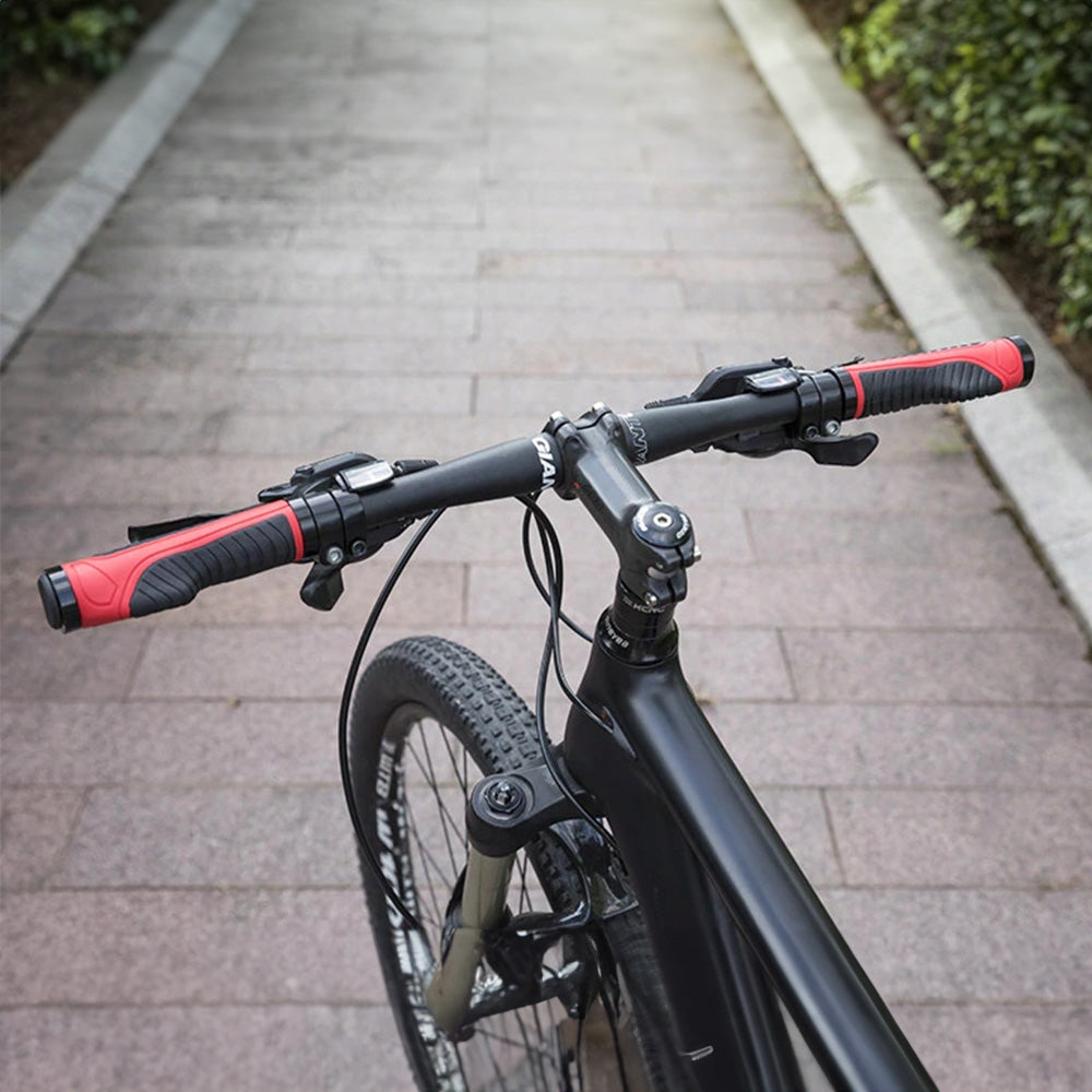Rockbros BT1802RD dviračio rankenos - raudonos spalvos -- Bicycle Handlebar Grips