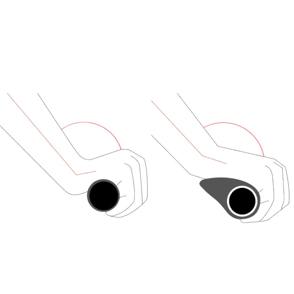 Rockbros BT1802GR dviračio rankenos - pilka -- Bicycle Handlebar Grips