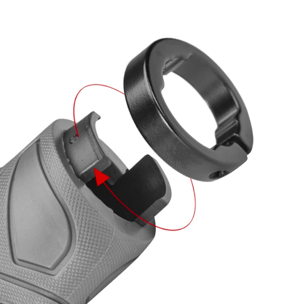 Rockbros BT1802GR dviračio rankenos - pilka -- Bicycle Handlebar Grips