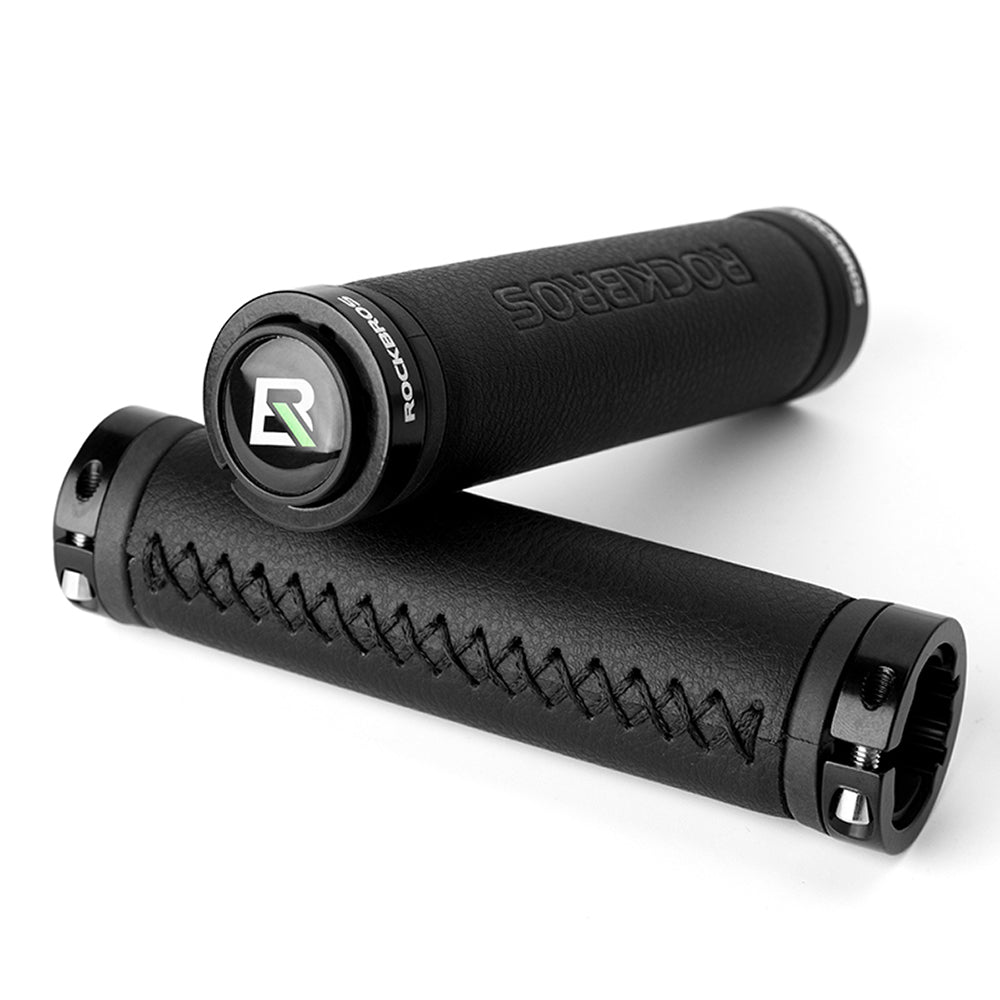 Rockbros 40210003001 mikropluošto dviračio rankenos - juoda -- Bicycle Handlebar Grips