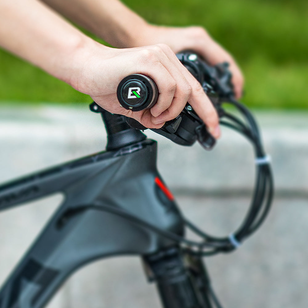 Rockbros 40210003001 mikropluošto dviračio rankenos - juoda -- Bicycle Handlebar Grips