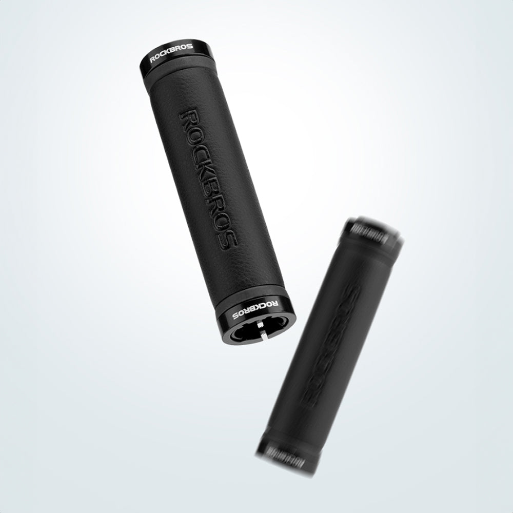 Rockbros 40210003001 mikropluošto dviračio rankenos - juoda -- Bicycle Handlebar Grips
