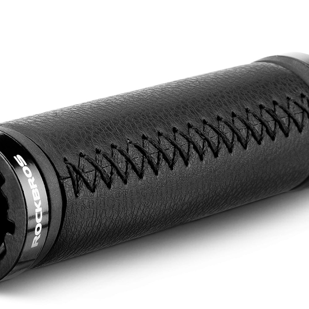 Rockbros 40210003001 mikropluošto dviračio rankenos - juoda -- Bicycle Handlebar Grips