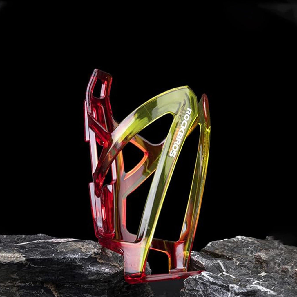 Rockbros FK338 dviračio butelio laikiklis - raudonas ir geltonas -- Bicycle Bottle Cages