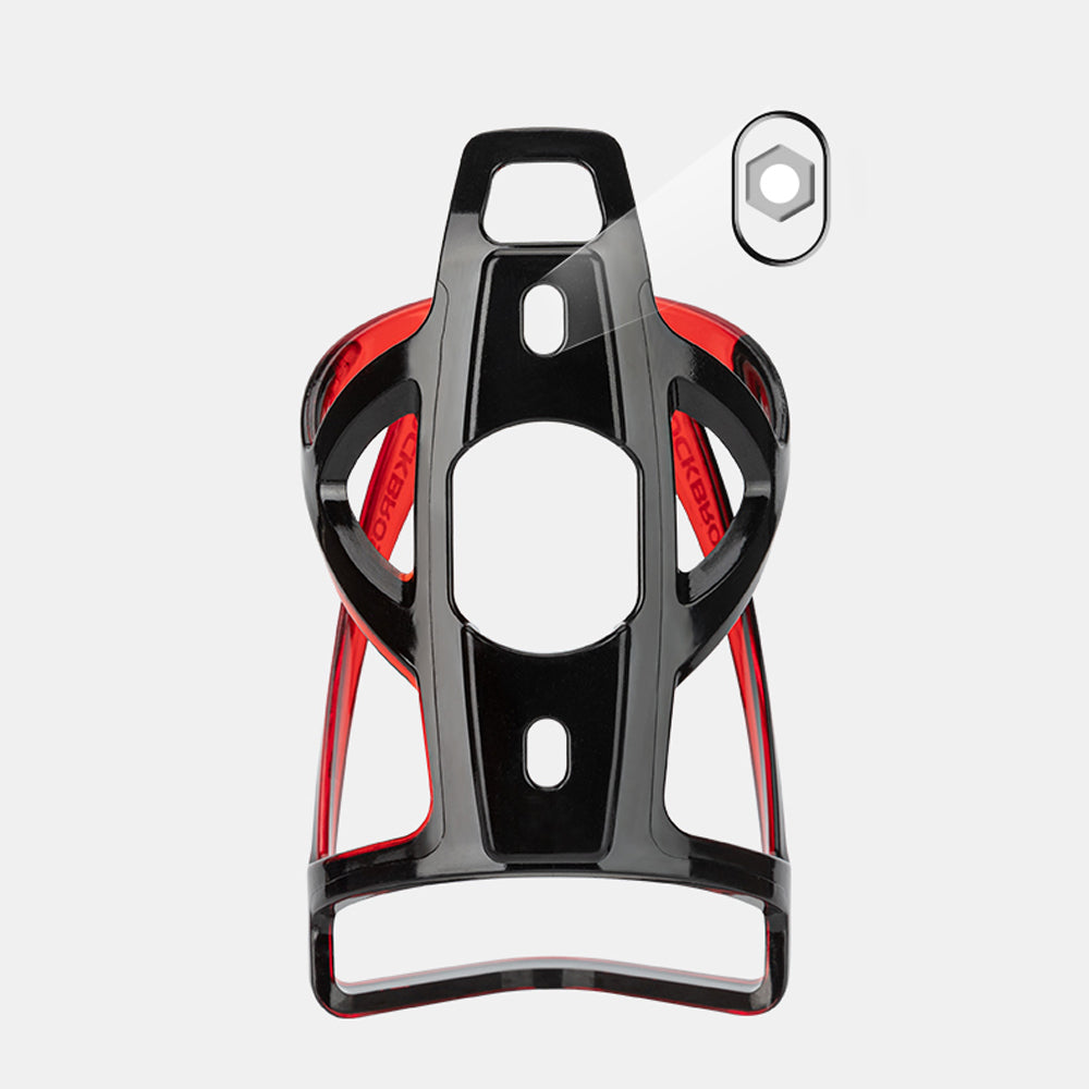 Rockbros FK338 dviračio butelio laikiklis - juodas ir raudonas -- Bicycle Bottle Cages
