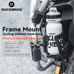 Rockbros 31210008002 dviračio vairo sumontuotas vandens butelio laikiklis - juodas -- Bicycle Bottle Cages
