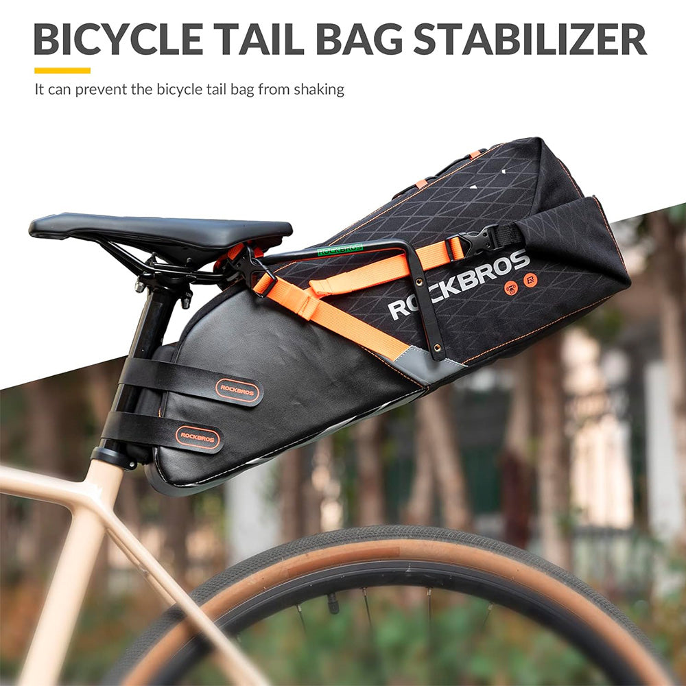 Rockbros 31210013001 daugiavalentis laikiklis stabilizuojantis sedynės krepšį - juodas -- Bicycle Bags