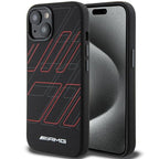 AMG silikoninis MagSafe dėklas iPhone 15/14/13 – juodas -- iPhone 13