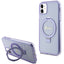 Guess MagSafe dėklas su žiedu iPhone 11/XR – violetinis -- iPhone 11