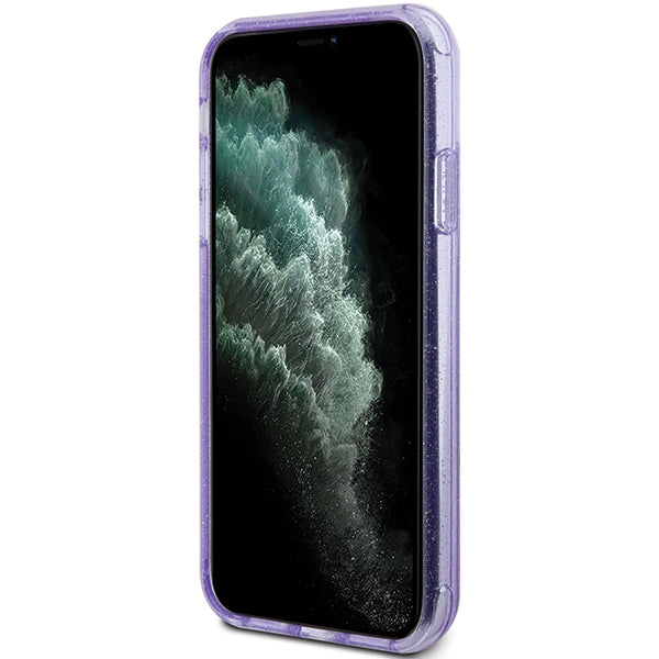 Guess MagSafe dėklas su žiedu iPhone 11/XR – violetinis -- iPhone 11