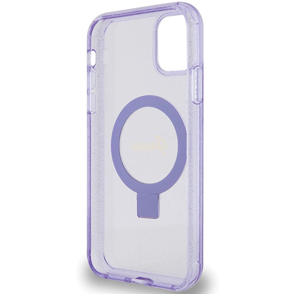 Guess MagSafe dėklas su žiedu iPhone 11/XR – violetinis -- iPhone 11