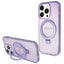 Guess MagSafe dėklas su žiedu-stovu iPhone 13 Pro Max – violetinis