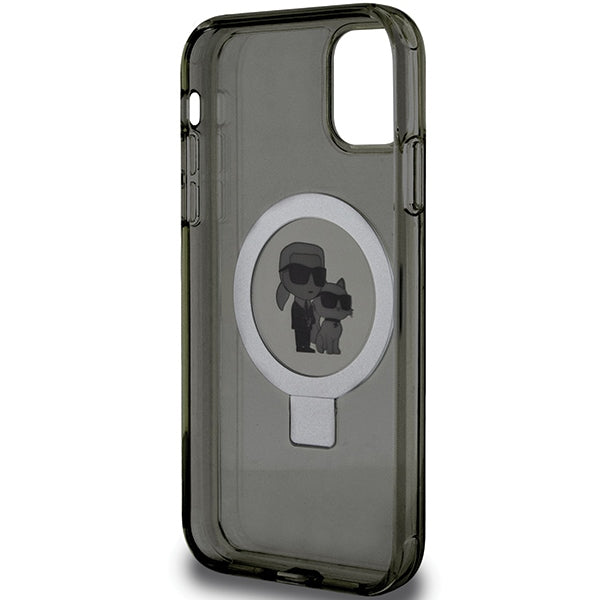 Karl Lagerfeld MagSafe dėklas su žiedu iPhone 11/XR – juodas -- iPhone 11