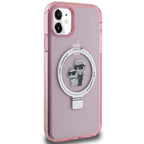 Karl Lagerfeld MagSafe dėklas iPhone 11/XR – rožinis -- iPhone 11