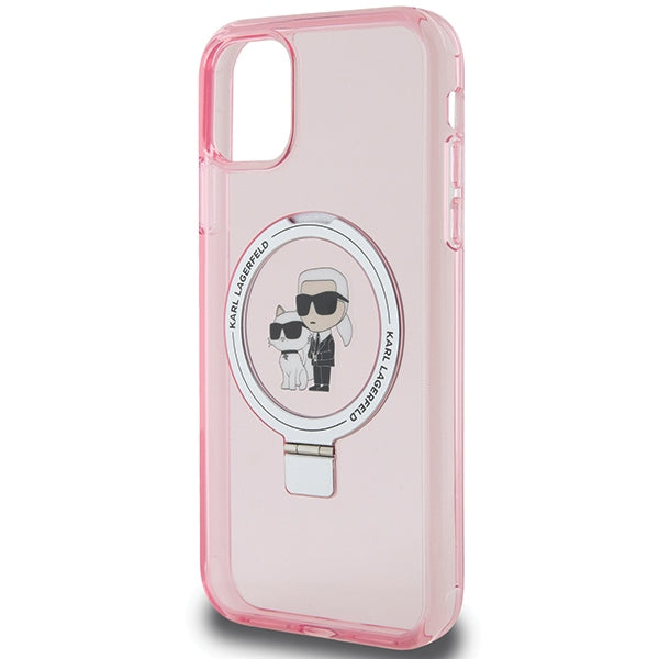 Karl Lagerfeld MagSafe dėklas iPhone 11/XR – rožinis -- iPhone 11