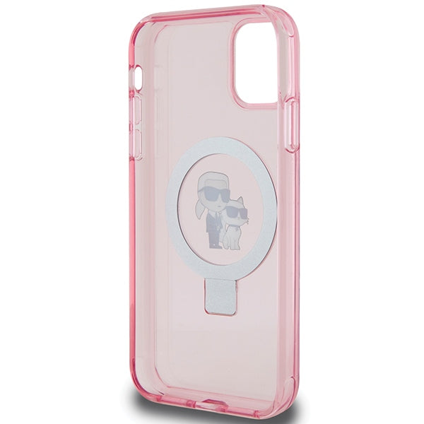 Karl Lagerfeld MagSafe dėklas iPhone 11/XR – rožinis -- iPhone 11