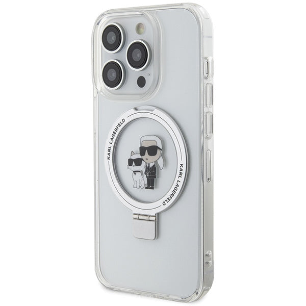 Karl Lagerfeld MagSafe dėklas iPhone 13/13 Pro – baltas