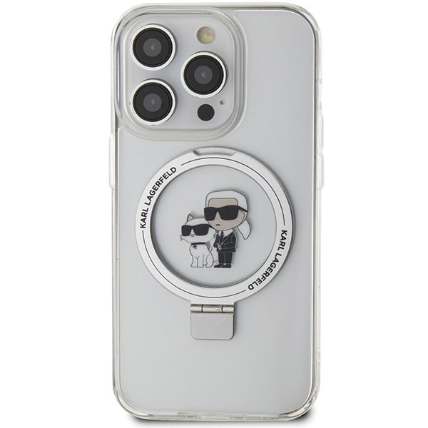 Karl Lagerfeld MagSafe dėklas iPhone 13/13 Pro – baltas
