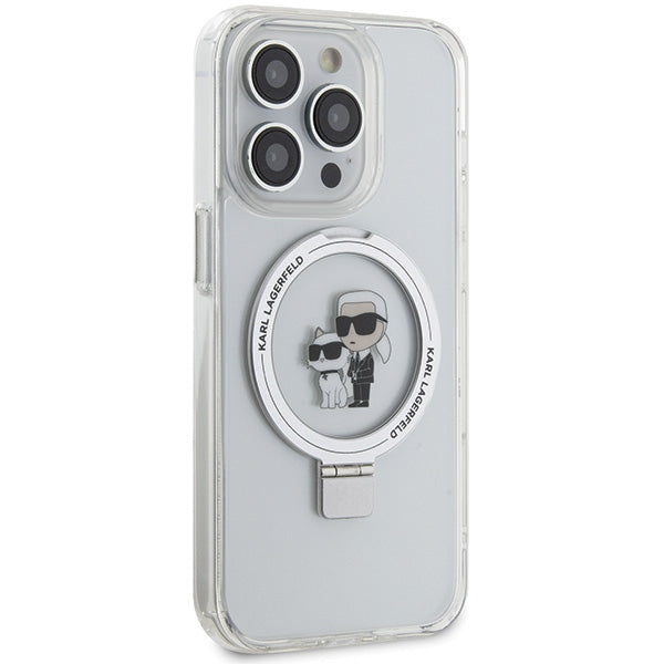 Karl Lagerfeld MagSafe dėklas iPhone 13/13 Pro – baltas
