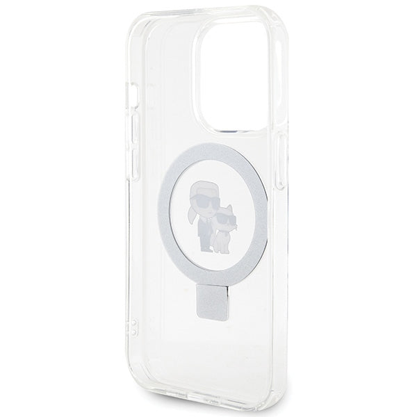 Karl Lagerfeld MagSafe dėklas iPhone 13/13 Pro – baltas