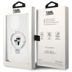 Karl Lagerfeld MagSafe dėklas iPhone 13/13 Pro – baltas