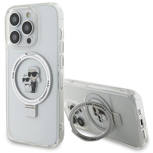 Karl Lagerfeld MagSafe dėklas iPhone 13 Pro Max – baltas
