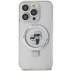 Karl Lagerfeld MagSafe dėklas iPhone 13 Pro Max – baltas