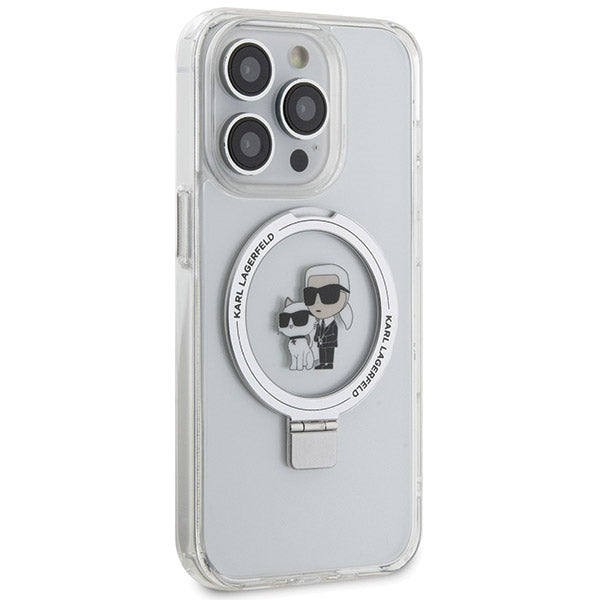 Karl Lagerfeld MagSafe dėklas iPhone 13 Pro Max – baltas