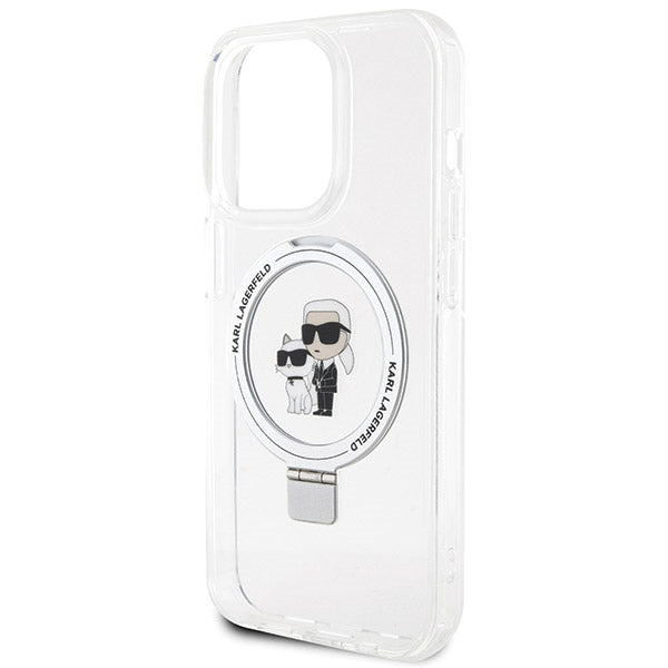 Karl Lagerfeld MagSafe dėklas iPhone 13 Pro Max – baltas