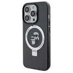 Karl Lagerfeld MagSafe dėklas iPhone 13 Pro Max – juodas
