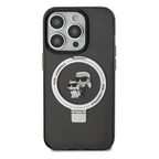 Karl Lagerfeld MagSafe dėklas iPhone 13 Pro Max – juodas