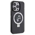 Karl Lagerfeld MagSafe dėklas iPhone 13 Pro Max – juodas