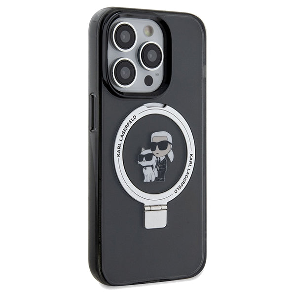 Karl Lagerfeld MagSafe dėklas iPhone 13 Pro Max – juodas