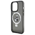 Karl Lagerfeld MagSafe dėklas iPhone 13 Pro Max – juodas