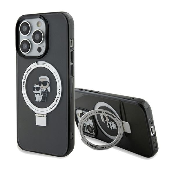 Karl Lagerfeld MagSafe dėklas iPhone 14 Pro – juodas