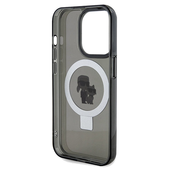 Karl Lagerfeld MagSafe dėklas iPhone 14 Pro – juodas