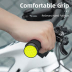 Rockbros 40720007001 dviračio rankenos su atspindžiu - juodas -- Bicycle Handlebar Grips
