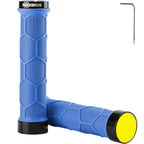 Rockbros 40720007003 dviračio rankenos su atspindžiu - mėlynos -- Bicycle Handlebar Grips