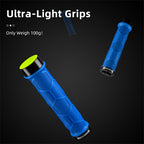 Rockbros 40720007003 dviračio rankenos su atspindžiu - mėlynos -- Bicycle Handlebar Grips