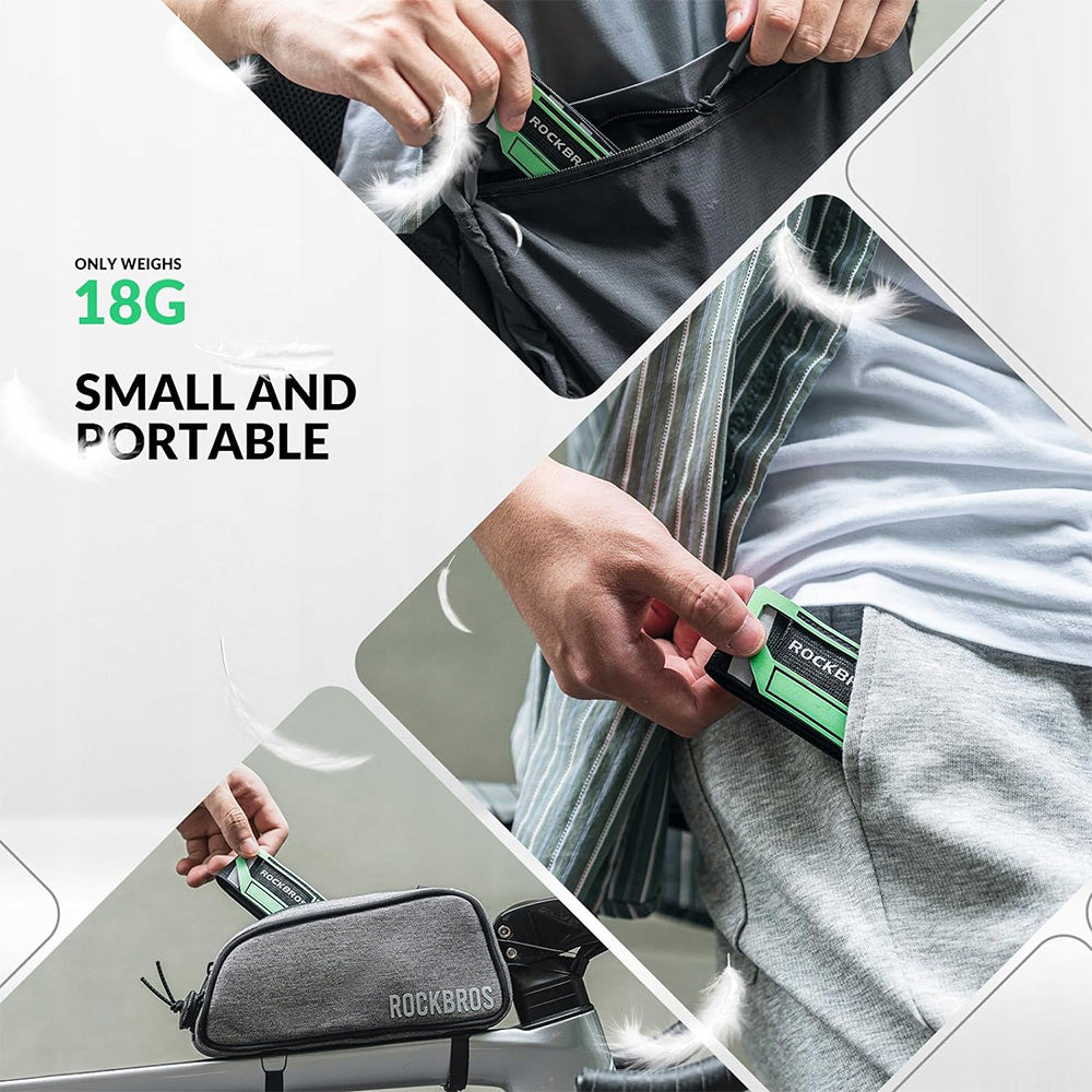 Rockbros atspindžiavimo juosta 49210008001 - žalia -- Cycling Accessories