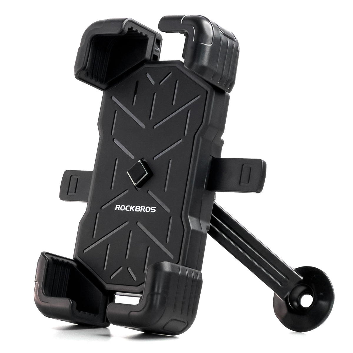 Rockbros 25210030007 motociklo telefono laikiklis, juodas