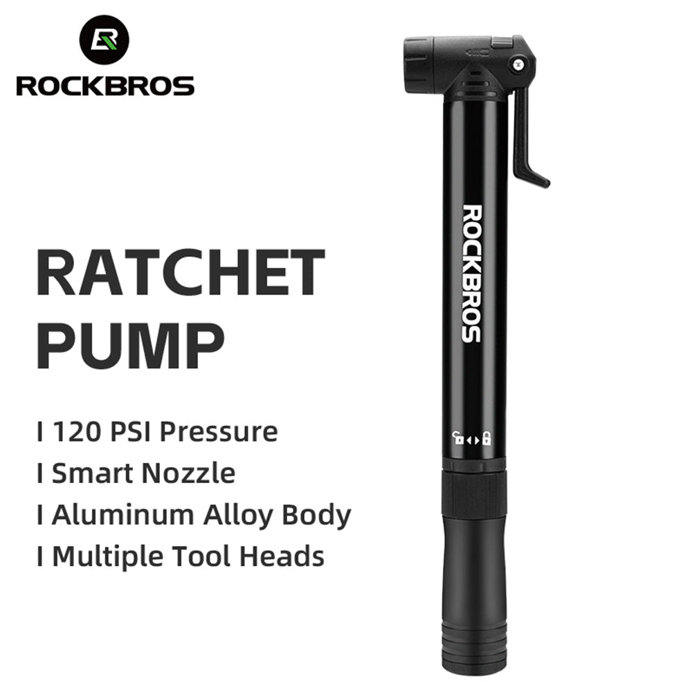 Rockbros 42320010001 rankinis dviračio siurblys su sraigtu - juodas -- Uncategorized