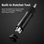 Rockbros 42320010001 rankinis dviračio siurblys su sraigtu - juodas -- Uncategorized