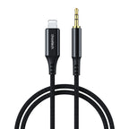 Choetech AUX007 Apšvietimas / mini lizdas 3,5 mm laidas 1 m - juodas