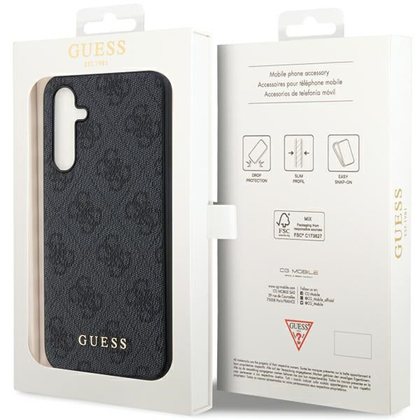Guess dėklas Samsung Galaxy S23 FE – pilkas